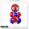Set Globos SPIDERMAN 7 Pcs