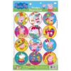 Stickers Autoadhesivos Peppa Pig x24 Unidades Licencia Oficial