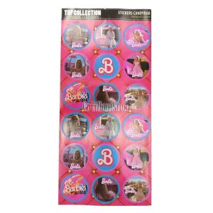 Stickers Autoadhesivos Barbie x18 Unidades