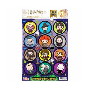 Stickers Autoadhesivos Harry Potter x24 Unidades Licencia Oficial
