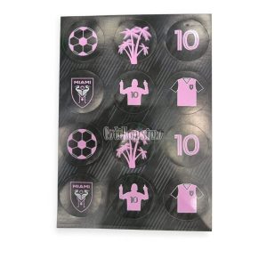 Stickers Autoadhesivos Inter de Miami x12 Unidades