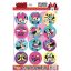 Stickers Autoadhesivos Minnie Mouse x24 Unidades Licencia Oficial
