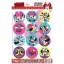Stickers Autoadhesivos Minnie Mouse x24 Unidades Licencia Oficial