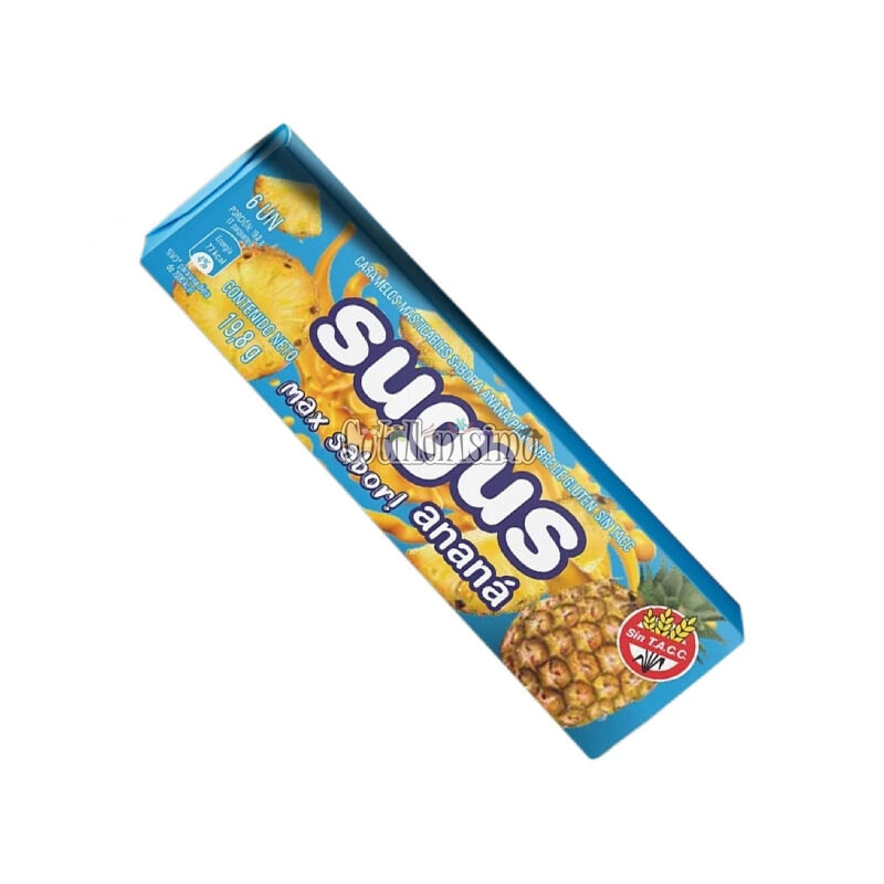 Sugus Max Sabor Anana x6 Unidades