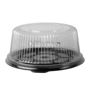 Tortera Plastica ALTA Nro 28 con Tapa Alto 13cm