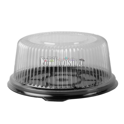 Tortera Plastica ALTA Nro 28 con Tapa Alto 13cm