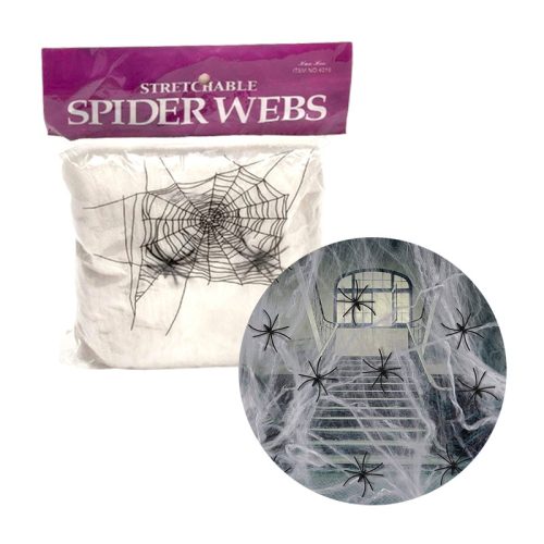 Tela de Araña Blanca Halloween
