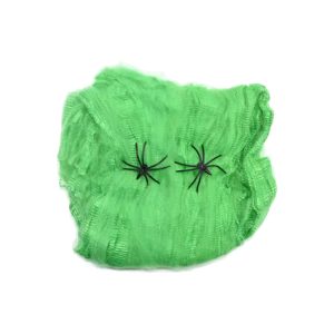 Tela de Araña Verde Halloween