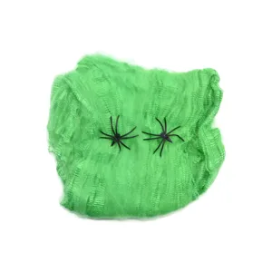 Tela de Araña Verde Halloween