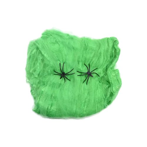 Tela de Araña Verde Halloween