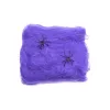 Tela de Araña Violeta Halloween