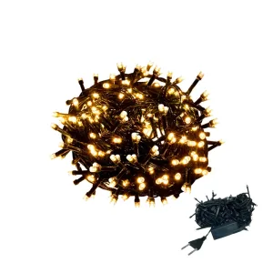 Tira Guirnalda Luminosa 50 LEDS de 5 Mts 220v (LUZ CALIDA)