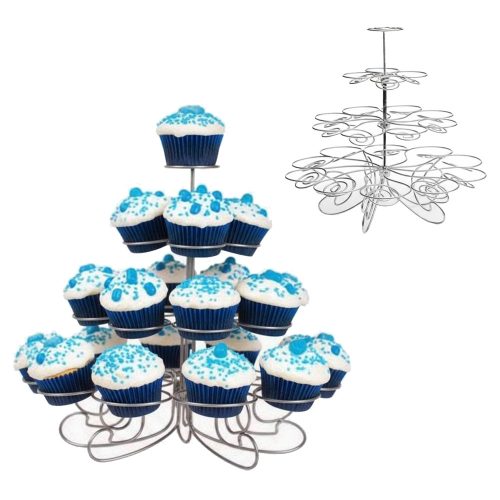 Torre Exhibidor para CUPCAKES 4 PISOS para 23 Unidades