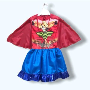 Disfraz MUJER MARAVILLA Talle 2 (Infantil)