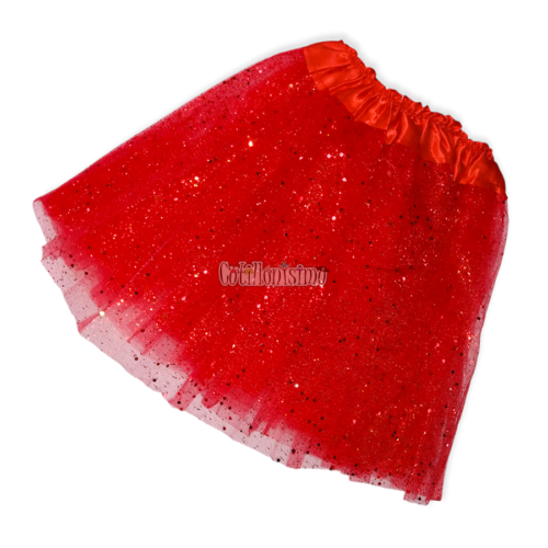 Pollera Tutú con Tul Color ROJO - Imagen 2