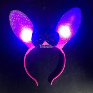 Vincha Conejo Boucle (LED) - Imagen 2