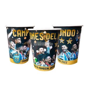 Vaso Polipapel Selección Argentina X 8 Unidades - Oficial