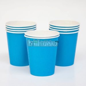 Vaso Polipapel Celeste X8