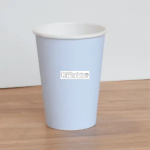 Vaso Polipapel Celeste Pastel X8