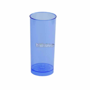 Vaso Trago Largo Acrilico Cristal Color Azul