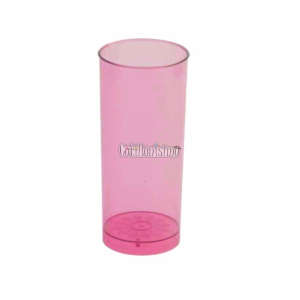 Vaso Trago Largo Acrilico Cristal Color Rosa