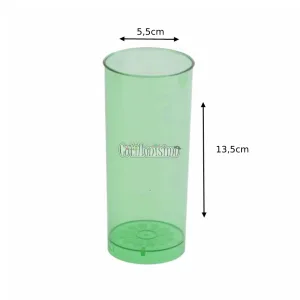 Alternative view of Vaso Trago Largo Acrilico Cristal Color Verde