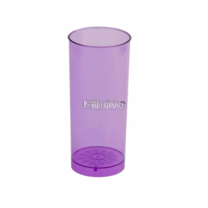 Vaso Trago Largo Acrilico Cristal Color Violeta