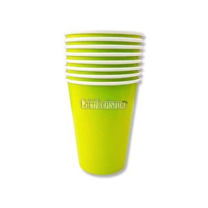 Vaso Polipapel Amarillo FLUO X8u
