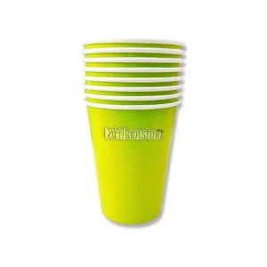 Vaso Polipapel Amarillo FLUO X8u