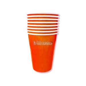 Vaso Polipapel Naranja FLUO X8u