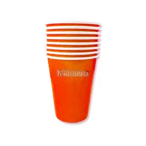 Vaso Polipapel Naranja FLUO X8u
