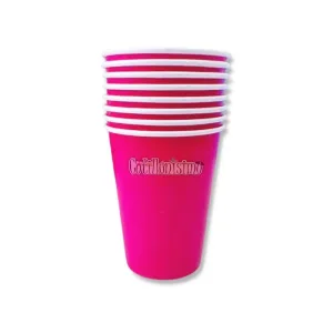 Vaso Polipapel Fucsia FLUO X8u