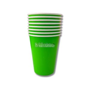 Vaso Polipapel Verde FLUO X8u