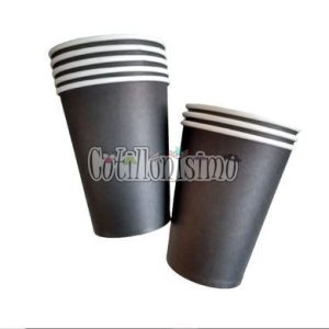 Vaso Polipapel Negro X8