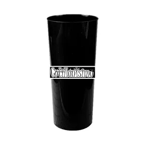 Vaso Trago Largo Plastico Negro 280cc x10u