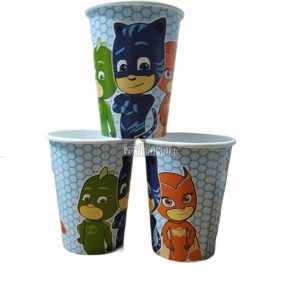 Vaso Polipapel PJ MASK X 8 Unidades - Oficial