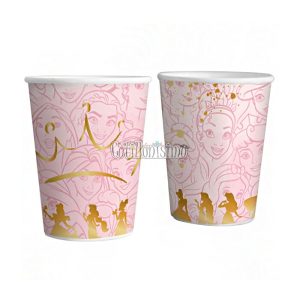 Vaso Polipapel Princesas Disney x8 Unidades - Oficial