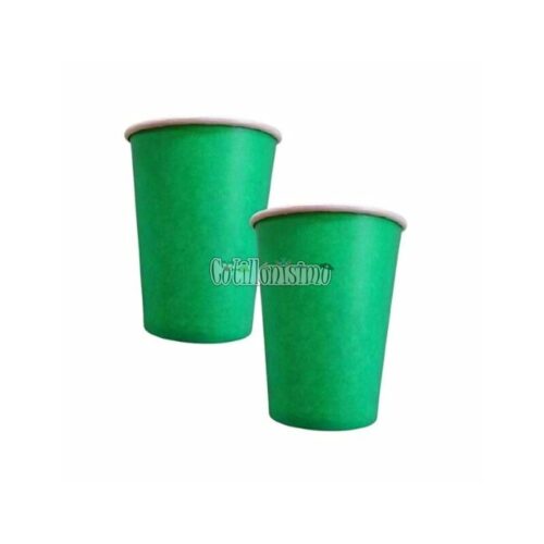 Vaso Polipapel Verde x8 Unidades