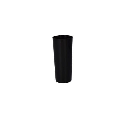 Vaso Trago Largo Plastico Negro 280cc