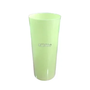 Vaso Trago Largo Plastico Amarillo Pastel 280cc x10u