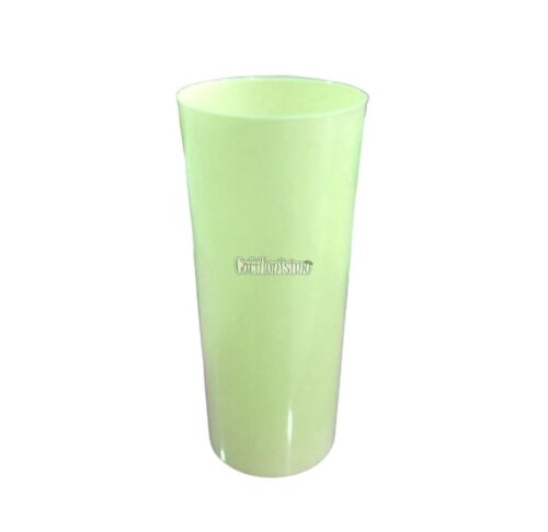 Vaso Trago Largo Plastico Amarillo Pastel 280cc x10u