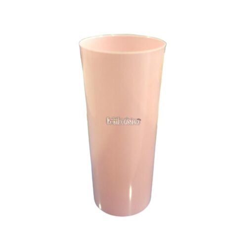 Vaso Trago Largo Plastico Rosa Pastel 280cc x10u