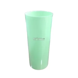 Vaso Trago Largo Plastico Verde Pastel 280cc x10u
