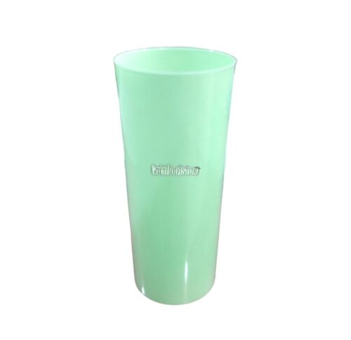 Vaso Trago Largo Plastico Verde Pastel 280cc x10u