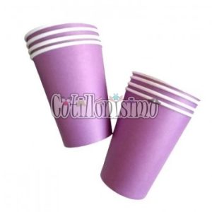 Vaso Polipapel Violeta X8
