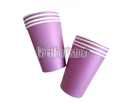 Vaso Polipapel Violeta X8