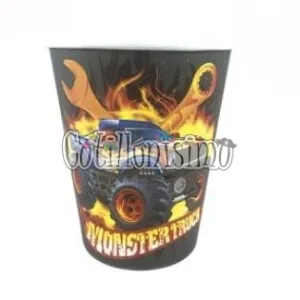 Vaso Polipapel Monster Truck X6 Unidades