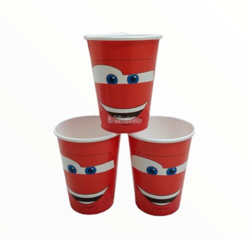 Vaso Polipapel CARS X 8 Unidades - Oficial