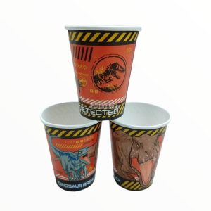 Vaso Polipapel JURASSIC WORLD X 8 Unidades - Oficial