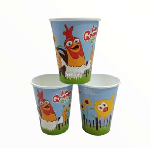 Vaso Polipapel LA GRANJA DE ZENON X 8 Unidades - Oficial